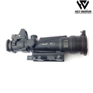 Scope 5X TA11 sniper ACOG RED fiber BLACK + LAR. mount + RMR holy warrior (hwr-55-bk)