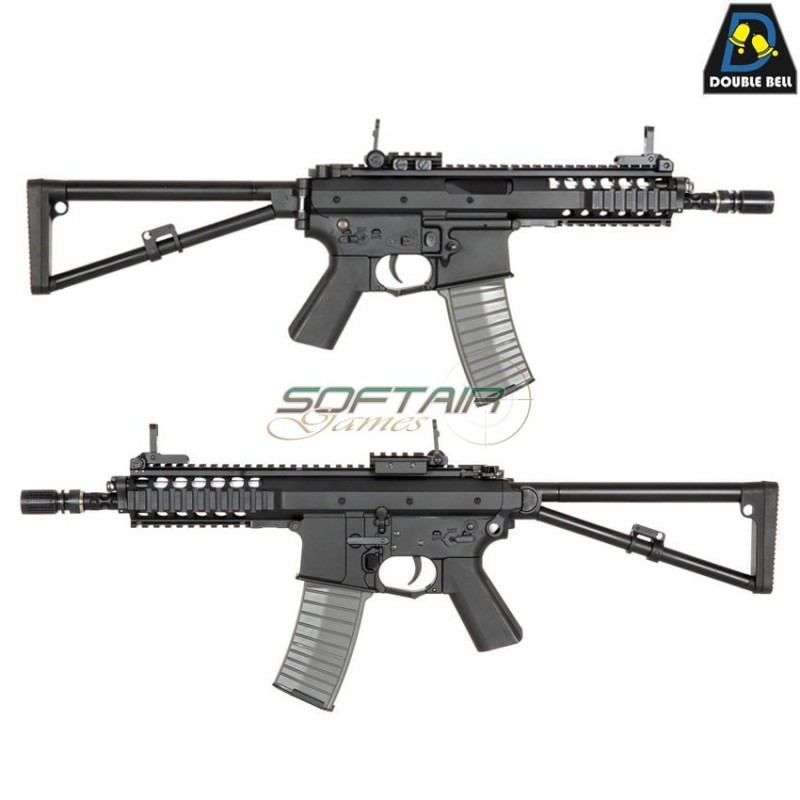 Fucile elettrico KAC PDW BLACK full metal double bell (db-000830)