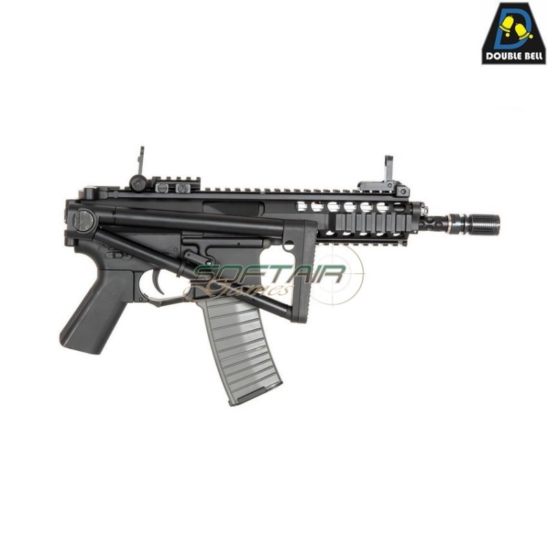 Fucile elettrico KAC PDW BLACK full metal double bell (db-000830)