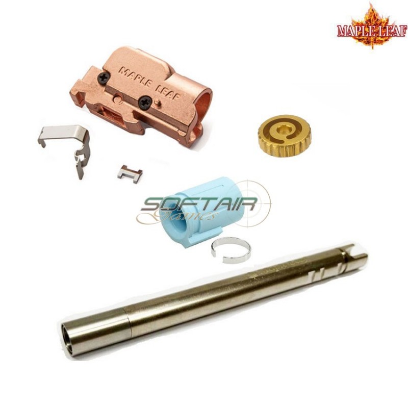 Complete set w/crazy jet 97mm for marui/we g17/g18 + AUTOBOT 70° maple leaf (ml-ch1h7cj97)
