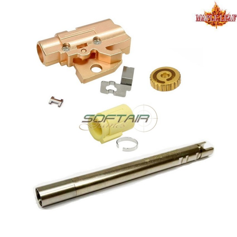 Complete set w/crazy jet 113mm for marui/we HI-CAPA 5" + AUTOBOT 60° maple leaf (ml-ch21h6cj113)
