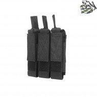 Triple Fast Mp5/mp7/mp9 Magazines Pouch BLACK Frog Industries® (fi-m51613033-bk)