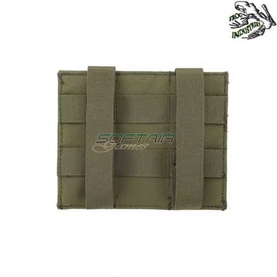Tasca Caricatori Pistola tripla Elastica OLIVE DRAB Frog Industries® (fi-m51613045-od)