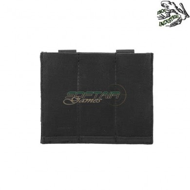 Tasca Caricatori Pistola tripla Elastica NERA Frog Industries® (fi-m51613045-bk)