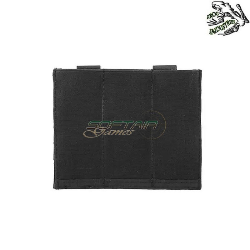 Tasca Caricatori Pistola tripla Elastica NERA Frog Industries® (fi-m51613045-bk)