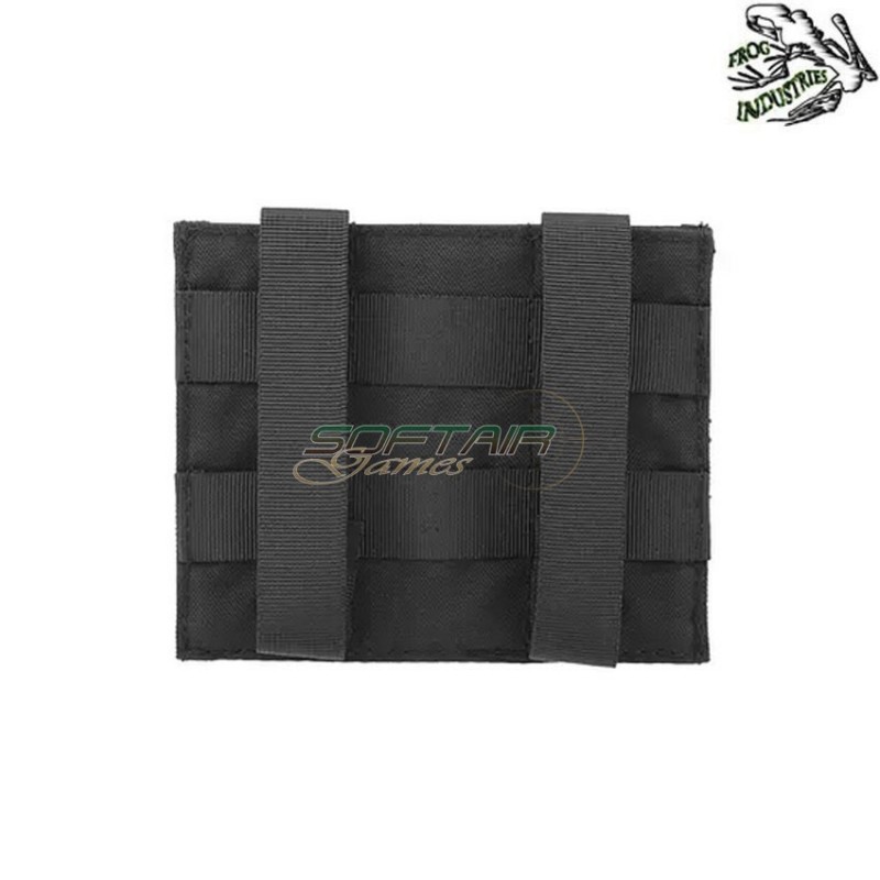 Tasca Caricatori Pistola tripla Elastica NERA Frog Industries® (fi-m51613045-bk)