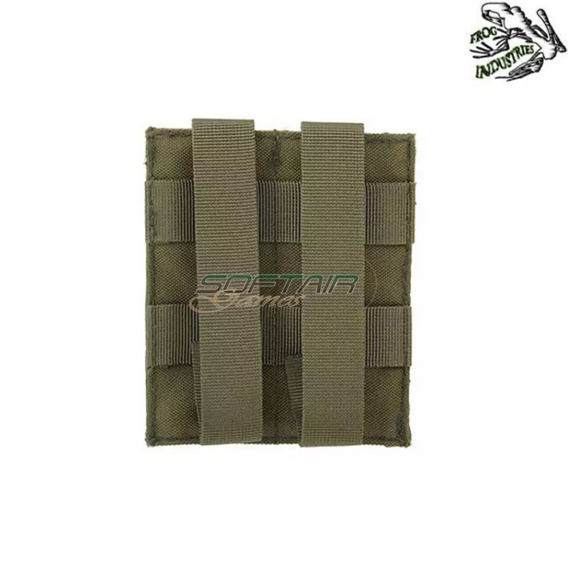 Tasca Caricatori Pistola doppia Elastica OLIVE DRAB Frog Industries® (fi-m51613044-od)