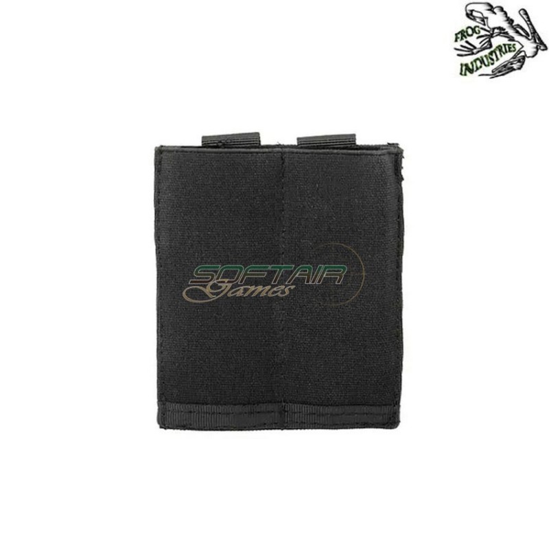 Tasca Caricatori Pistola doppia Elastica NERA Frog Industries® (fi-m51613044-bk)