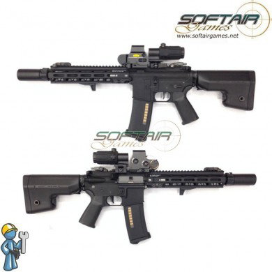 Fucile elettrico 11.1V READY ADV. Level TITAN GATE M4  MK8 GEIS. 10" BLACK sopmod SGW (sgw-05-bk)