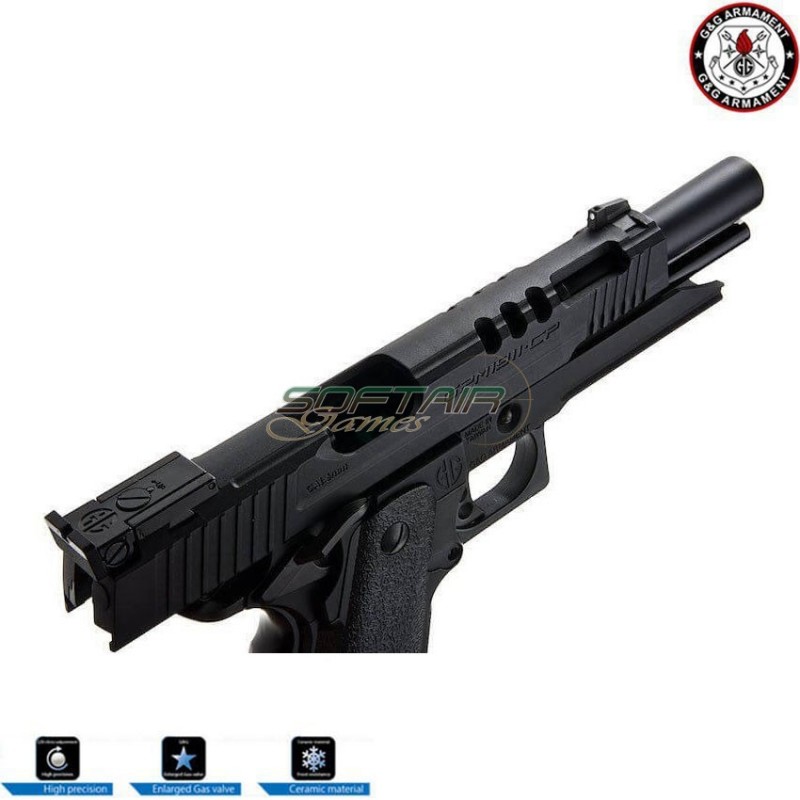 Gas pistol BLACK blowback GPM1911 CP g&g (gg-m1911cp)