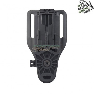 Base adattatore regolabile NERO per fondina tattica frog industries® (fi-wo-gb60b)