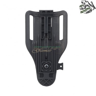 Base adattatore regolabile NERO per fondina tattica frog industries® (fi-wo-gb60b)