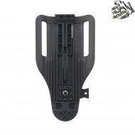 Tactical holster BLACK adjustable adapter base frog industries® (fi-wo-gb60b)