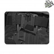 Tactical holster BLACK adjustable adapter base frog industries® (fi-wo-gb60b)