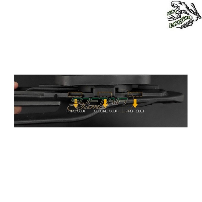 Tactical holster BLACK adjustable adapter base frog industries® (fi-wo-gb60b)
