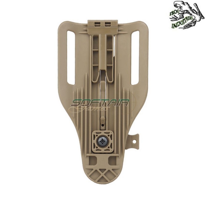 Base adattatore regolabile TAN per fondina tattica frog industries® (fi-wo-gb60t)