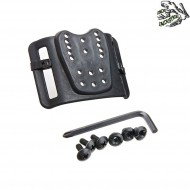 Fondina quick pull NERA U.S. KYDEX per glock c/x400 torcia frog industries® (fi-wo-gb02b)