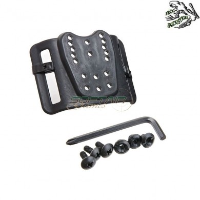 Fondina quick pull NERA U.S. KYDEX per glock c/x300 torcia frog industries® (fi-wo-gb03b)