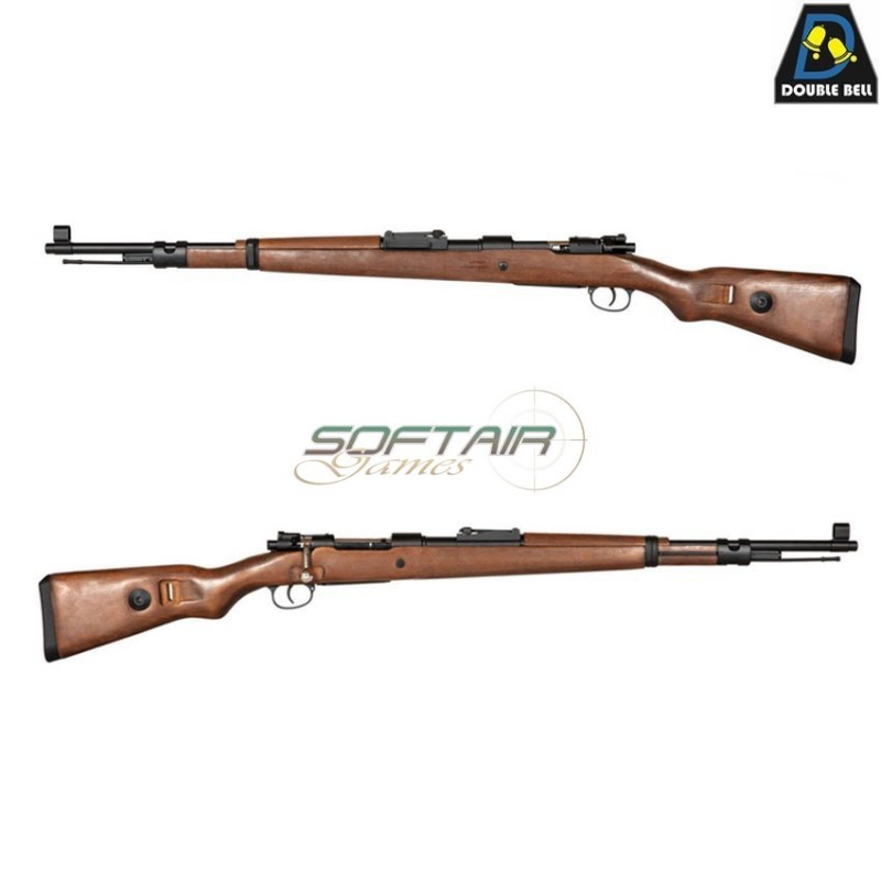 Gas rifle wwii kar98k shell ejecting REAL WOOD double bell (db-000685)