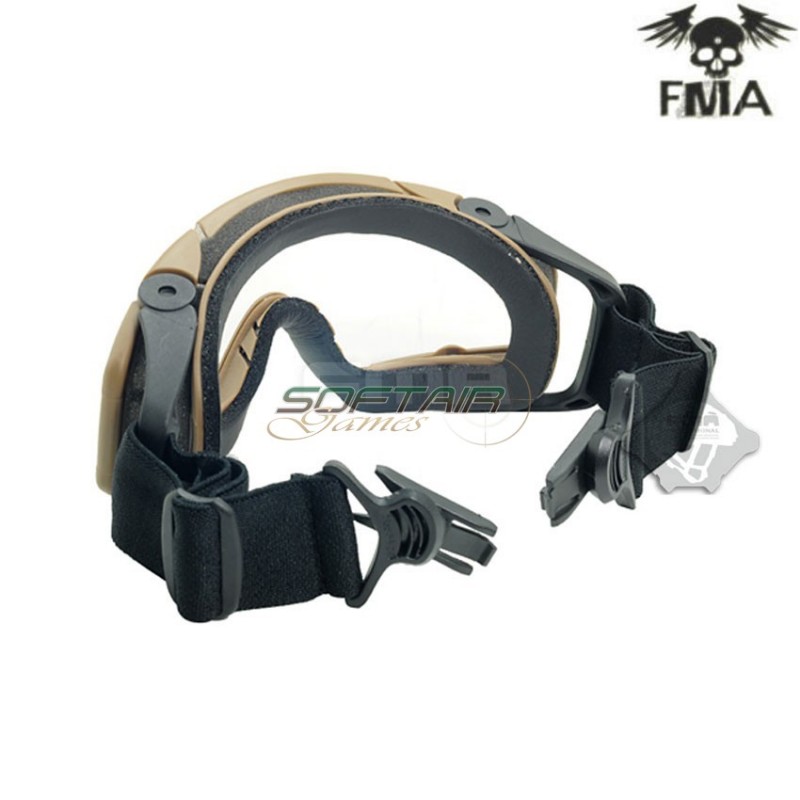 Si-ballistic dark earth mask for helmet fma (fma-003902)
