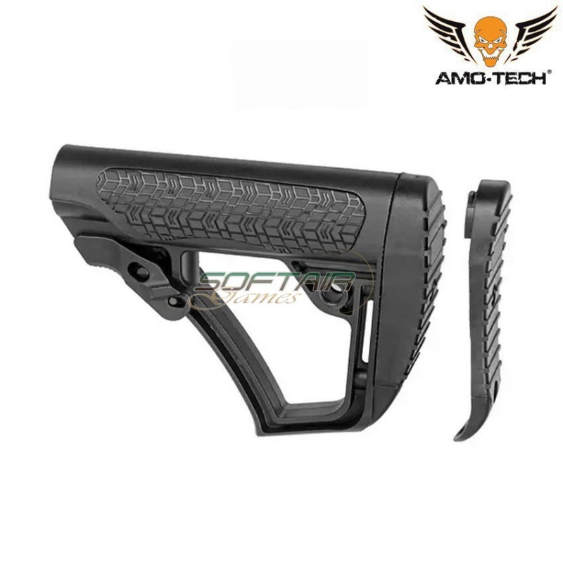 Calcio DD Style black per m4/m16 amo-tech® (amt-030107-bk/hm0374b)