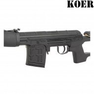 Spring rifle sniper SVD dragunov BLACK koer (kr-fb3345)