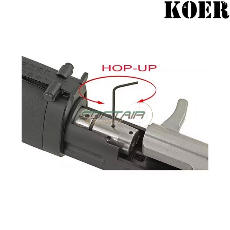 Spring rifle sniper SVD dragunov BLACK koer (kr-fb3345)