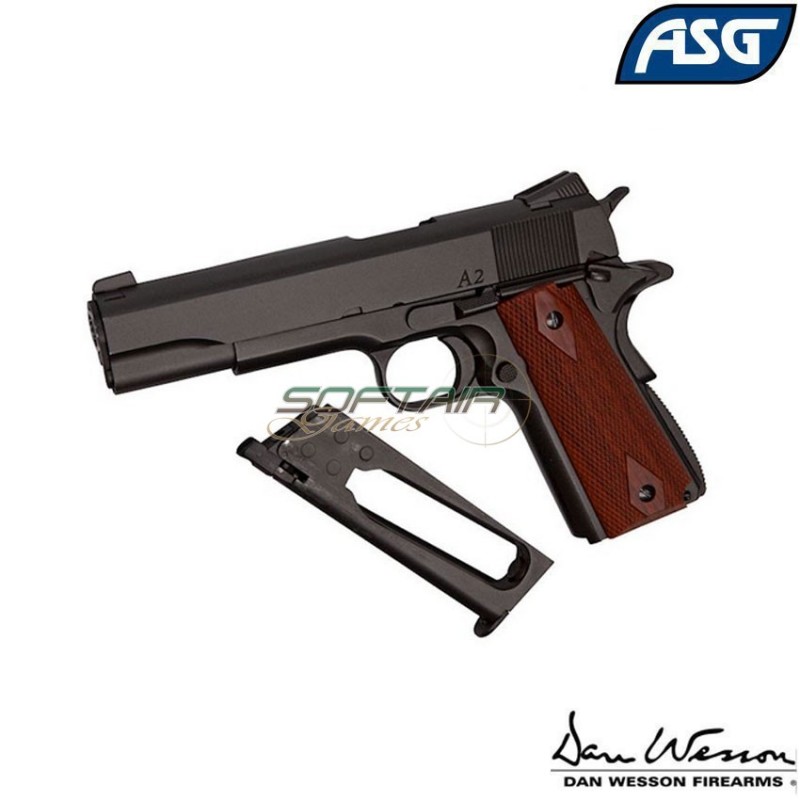 Pistola a co2 1911 Dan Wesson A2 NERA asg (asg-19574)