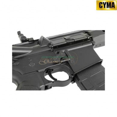 Sgancio caricatore AEG ambidestro plus NERO per m4/m16 cyma (cm-fbp1783)