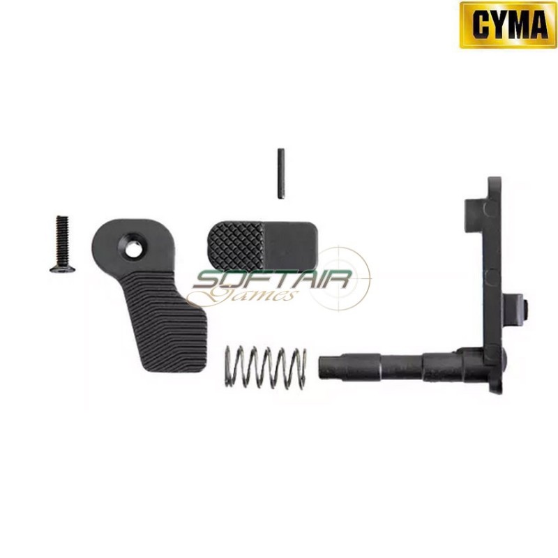 Sgancio caricatore AEG ambidestro plus NERO per m4/m16 cyma (cm-fbp1783)