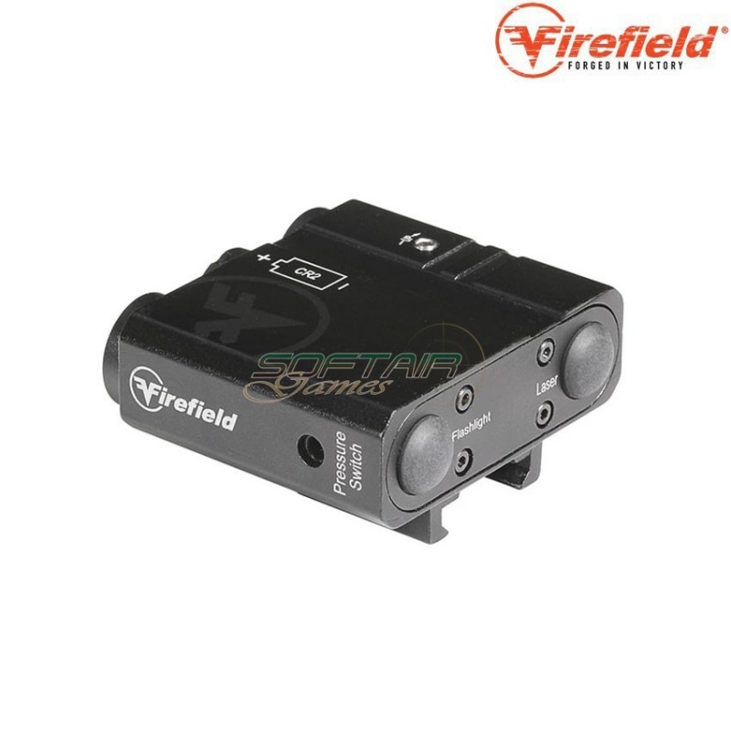 Charge ar black combo red laser & flashlight firefield (ff-ff25008)