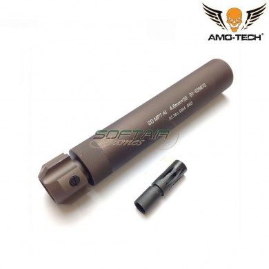 FDE silencer with flash hider 12mm CW for MP7 amo-tech® (amt-ct0436-fde)