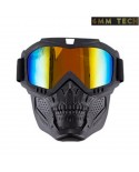 Speedsoft TERROR style BLACK mask COLORFUL lens 6MM TECH (6mmt-43-co)
