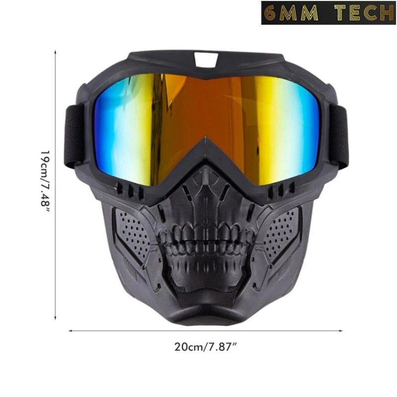 Speedsoft TERROR style NERA mask COLORFUL lens 6MM TECH (6mmt-43-co)