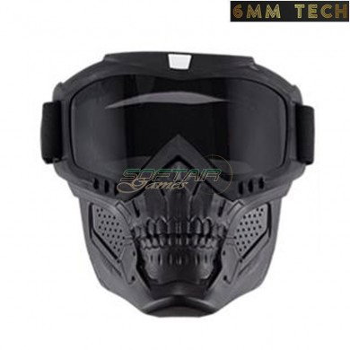 Speedsoft TERROR style BLACK mask BLACK lens 6MM TECH (6mmt-43-bk)