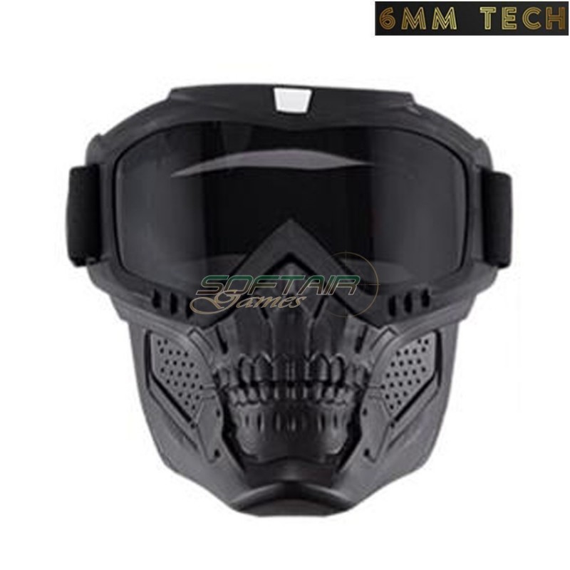 Speedsoft TERROR style BLACK mask BLACK lens 6MM TECH (6mmt-43-bk)