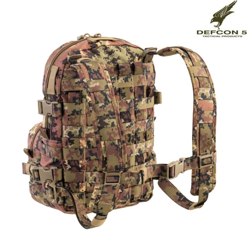 Tactical plate carrier + backpack ITALIAN CAMO defcon 5 (d5-bav21-vi)
