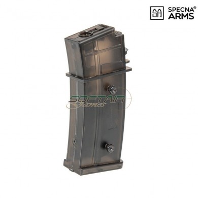 Hi-cap magazine 430bb CLEAR BLACK for g36 specna arms® (spe-01-025712)
