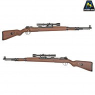Spring rifle wwii kar98k shell ejecting + scope double bell (db-031927)