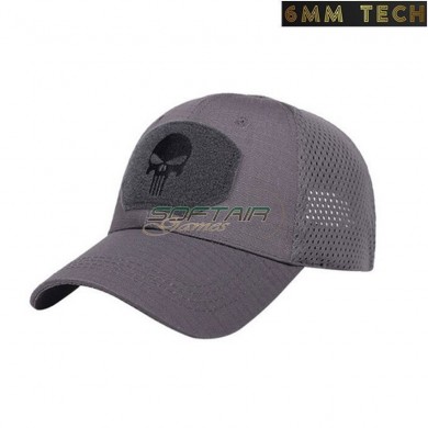 Baseball cap PUNISHER style GREY 6MM TECH (6mmt-18-gr)