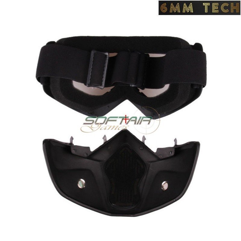 Speedsoft style NERA mask CLEAR lens 6MM TECH (6mmt-11-cl)