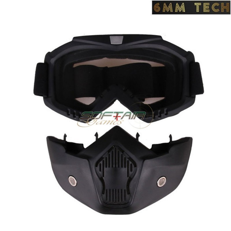 Speedsoft style NERA mask CLEAR lens 6MM TECH (6mmt-11-cl)
