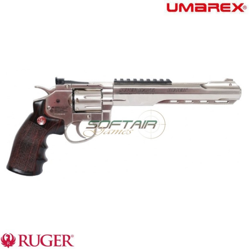Revolver RUGER a CO2 superhawk full metal CHROME 8" UMAREX (um-3751)