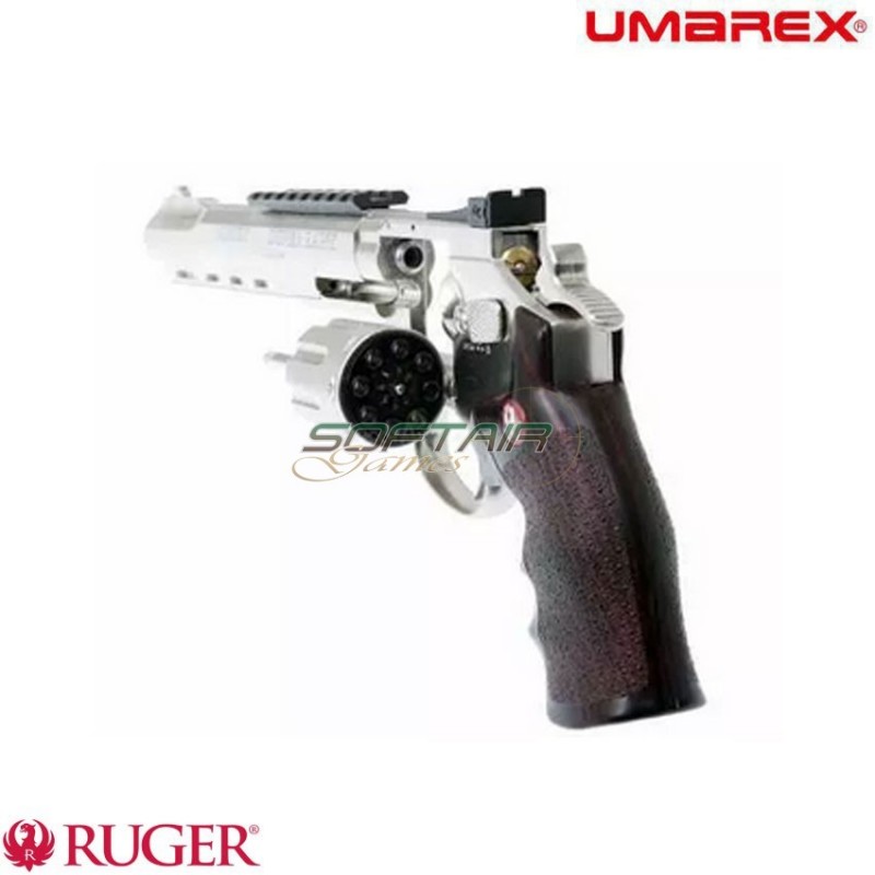 Revolver RUGER a CO2 superhawk full metal CHROME 8" UMAREX (um-3751)