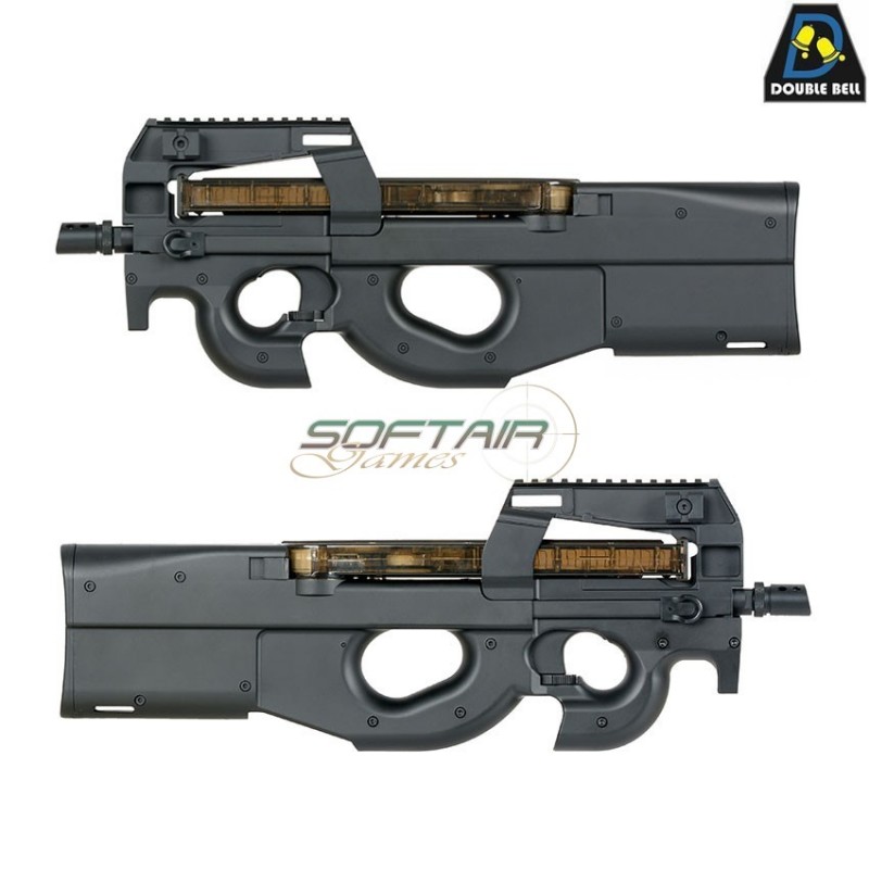 Fucile elettrico P90 rail tr NERO double bell (db-810)
