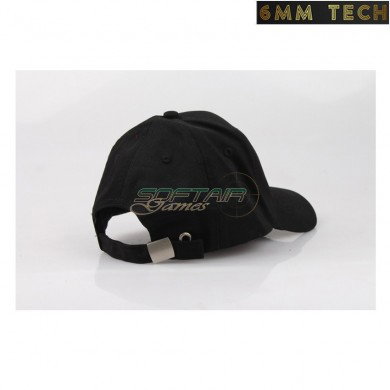 Baseball cap NYC 1985 USA style NERO 6MM TECH (6mmt-61-bk)