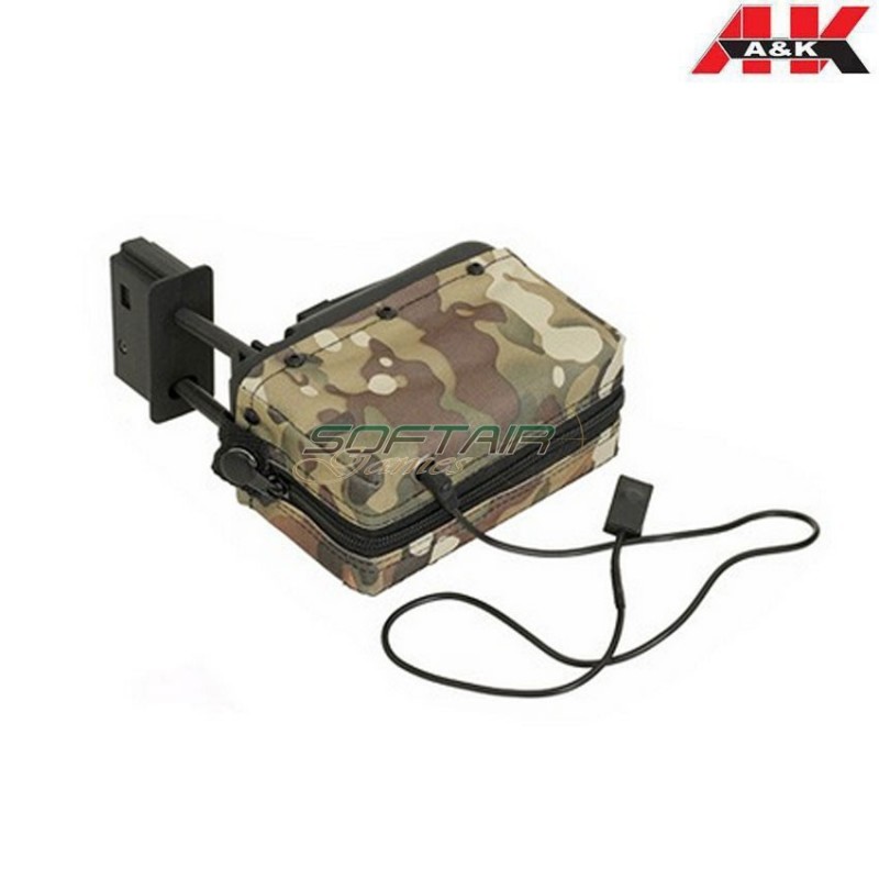 Electric Magazine 1500bb Multicam For M249/mk46 A&k (aek-ac12952/017604)