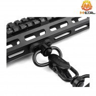 QD sling mount BLACK for LC and keymod rail system metal® (me04019-bk)