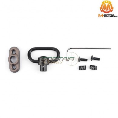 QD sling mount DARK EARTH per LC e keymod rail system metal® (me04019-de)