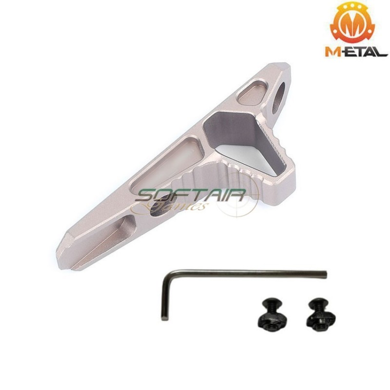 Angled foregrip DARK EARTH ASC. style hand-Stop keyMod & LC metal® (me06087-de)